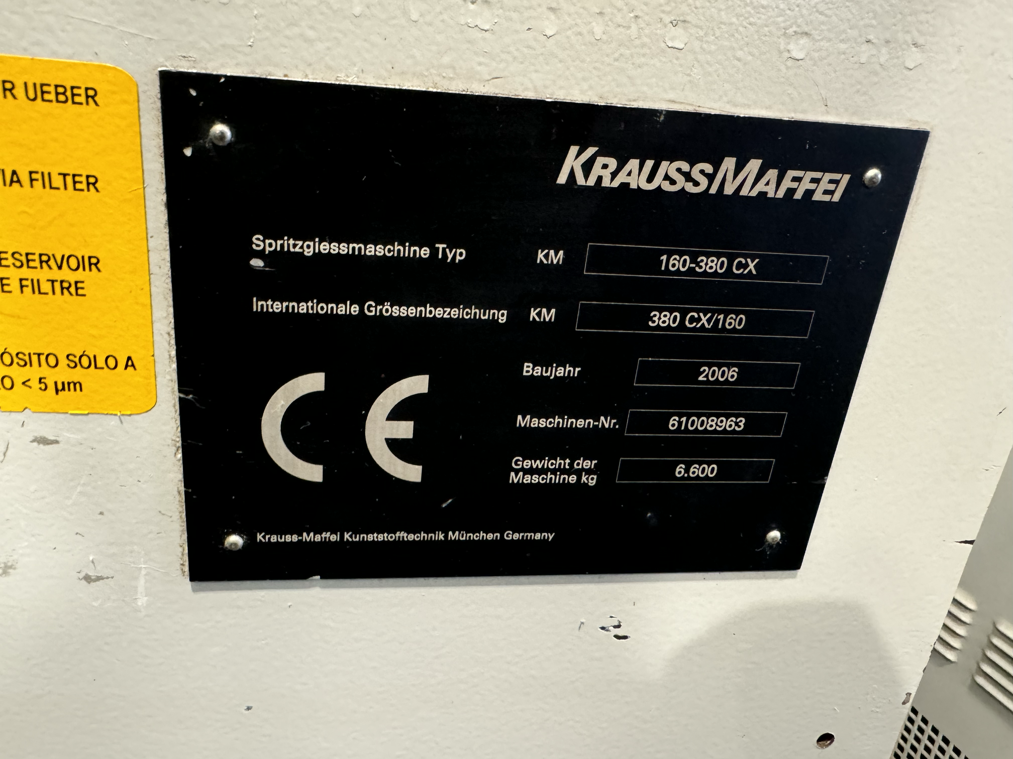 Krauss-Maffei KM 160/380 CX