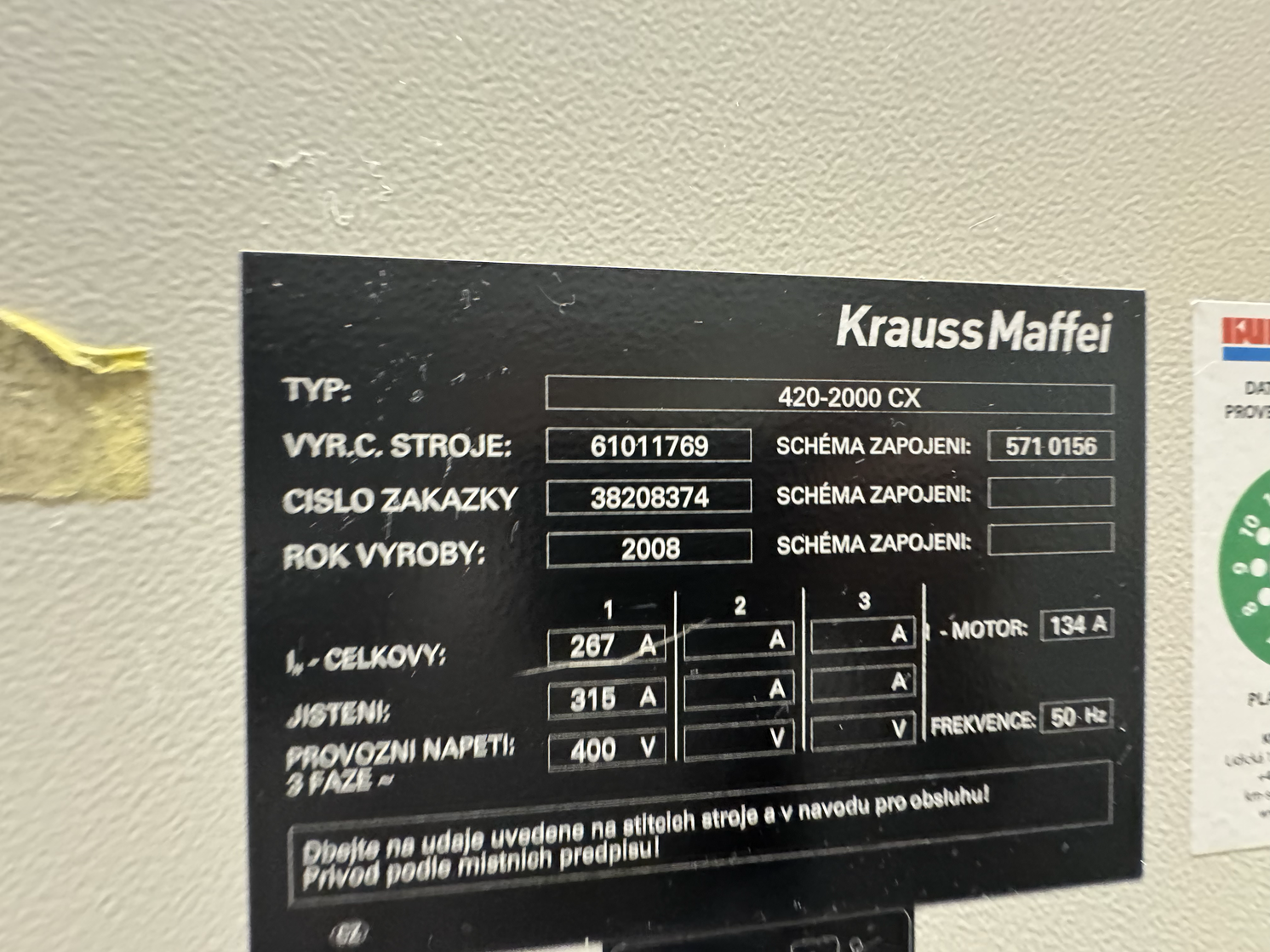 Krauss-Maffei KM 420-2000 CX