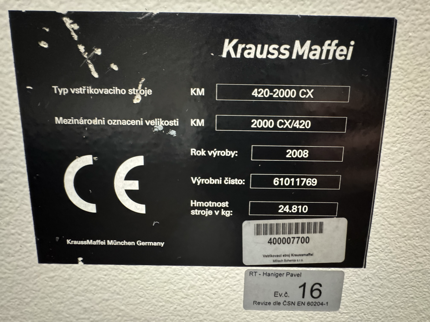 Krauss-Maffei KM 420-2000 CX