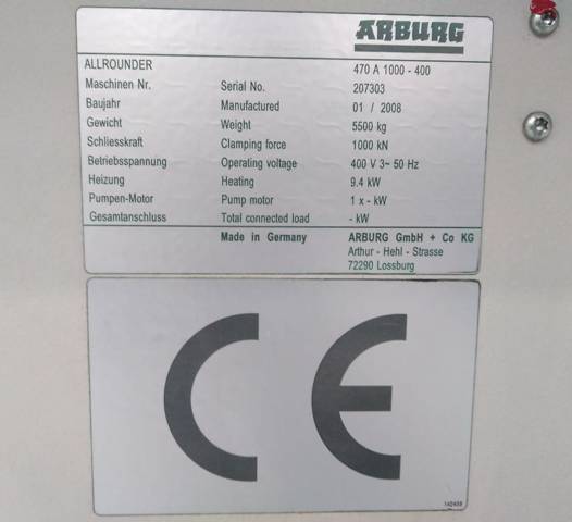 Arburg Allrounder 470A 1000-400